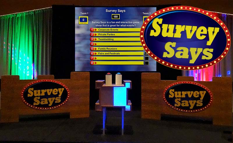 Survey Says-fun team play game show